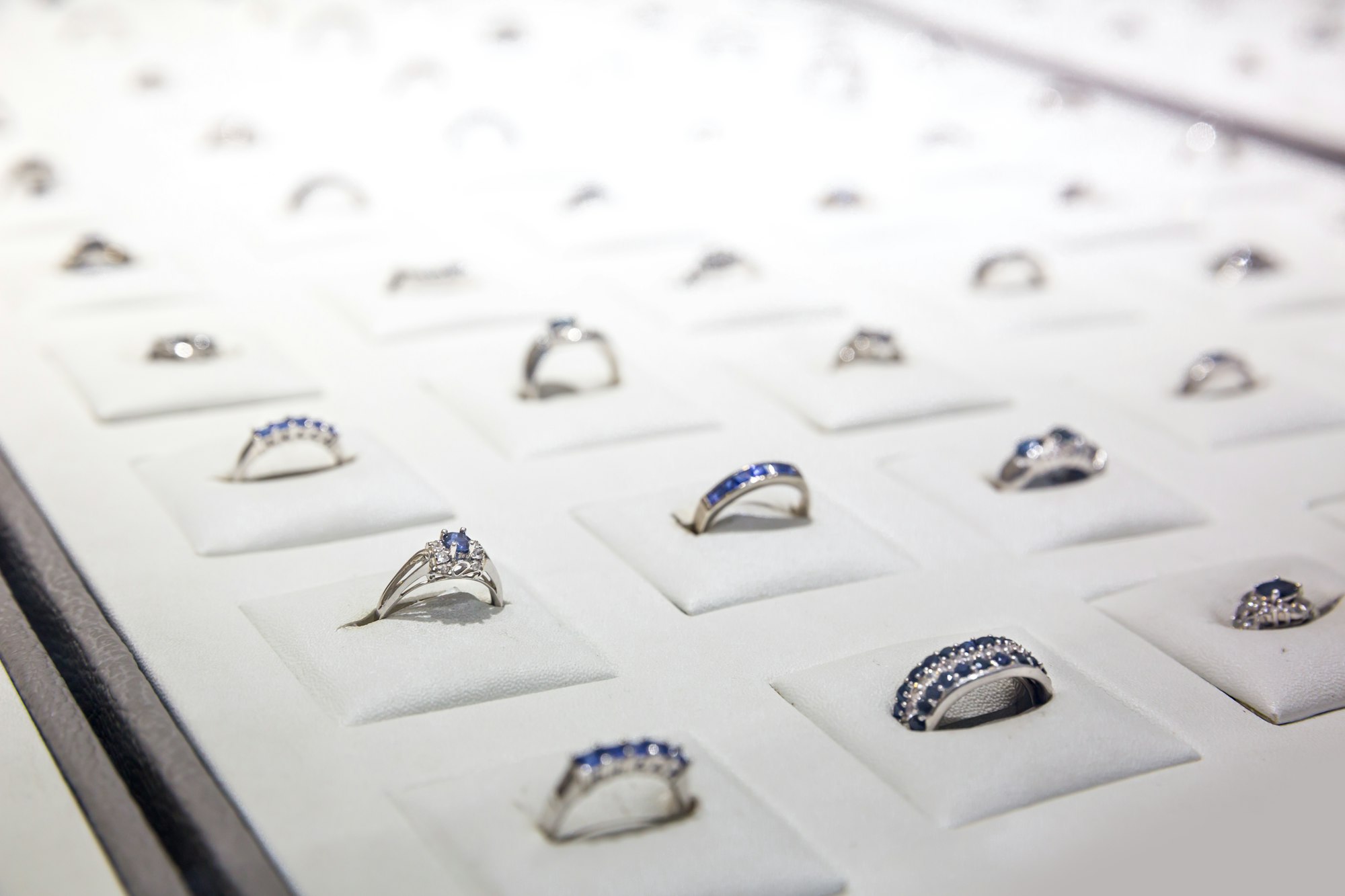 Gemstone decorated rings collection, Ceylon jewels